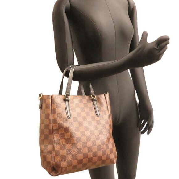 LOUIS VUITTON Brown Damier Pouch - Picture 9 of 10